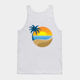 Beach Sunset Tank Top